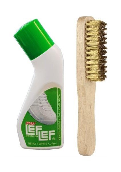 Beyaz Spor Ayakkabı Boyası Temizlik Fırçalı Set 714295