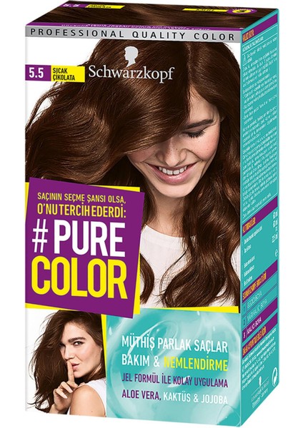 Pure Color 5-5 Sıcak Çıkolata Saç Boyası