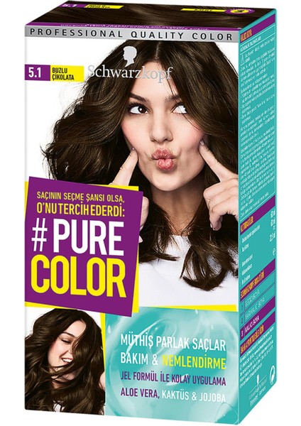 Pure Color 5-1 Buzlu Çikolata Saç Boyası