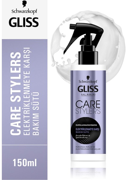 Gliss Care Stylers Elektriklenmeye Karşı Bakım Sütü 150ML  Saç Boyası