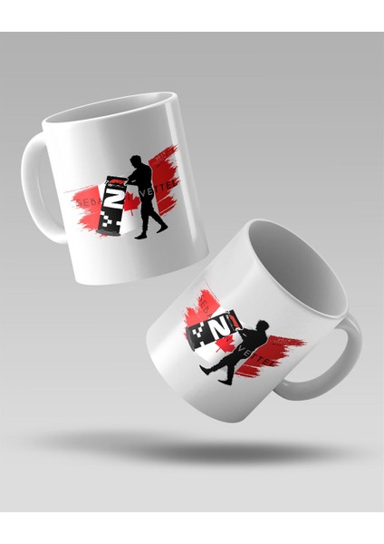 Sebastian Vettel Canada 2019 Baskılı Beyaz Kahve Kupa Bardak fiyatları