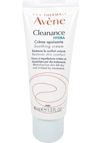 Cleanance Hydra Yatıştırıcı Krem 40 ml