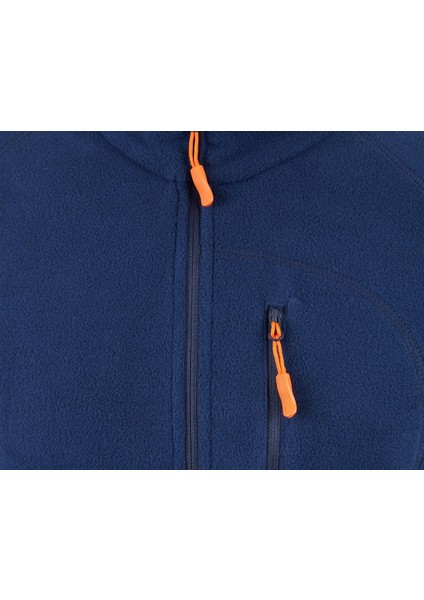 600508 Gamma Yarım Fermuarli Polar Indigo Erkek Outdoor Poları 600508-GAMMA-YARIM-FERMUARLI-POLAR-INDIGO Mavi