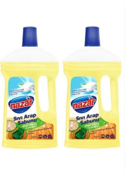 Nazar 2'li Sıvı Arap Sabunu / Sabun Kokulu 2X1000ML