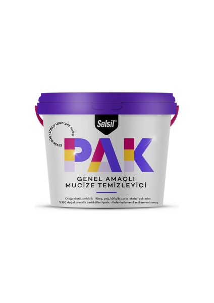 Pak Genel Amaçlı Mucize Temizleyici 500 gr x 4