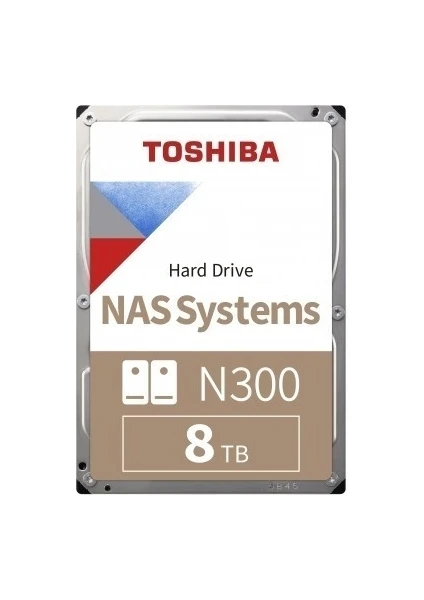 N300 8TB 7200RPM Sata3 128MB Nas Harddisk HDWG480UZSVA