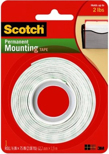 3m Scotch 110 Çift Taraflı Yapışkan Köpük Bant 12.7 mm x 1.9 M