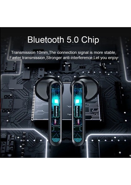 Su Geçirmez Tws Bluetooth 5.0 Kulaklık Kulaklık Kulak Kulaklık Siyah (Yurt Dışından) fiyatları