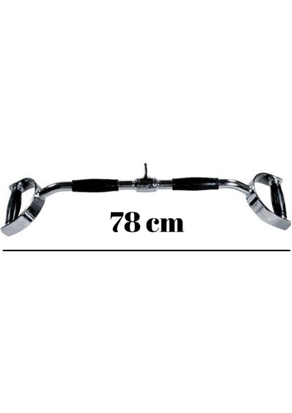 D Handle Lat Çekiş Aparatı 78 cm