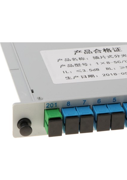 Konnektör Takılı Plc Fiber Optik Splitter Modülü (Yurt Dışından)
