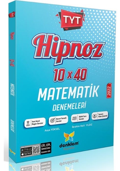 2022 TYT Hipnoz 10 x 40 Matematik Denemeleri