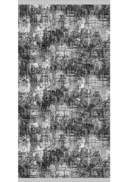 Decoser 4044 Antrasit Gri Kaymaz Yıkanabilir Kilim modelleri