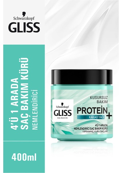 Protein + Kakao Yağı Saç Bakım Kürü 400 ml Kategori: Saç Boyası