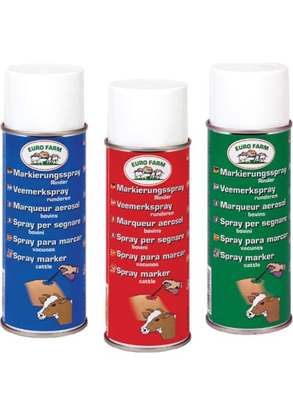 Sprey Boya Işaretleme 500 Ml Yeşil