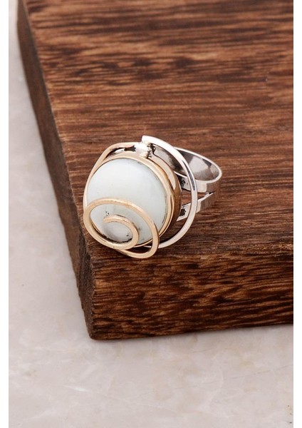 Sedef Taşlı Tasarım Gümüş Yüzük 2839 fiyatları