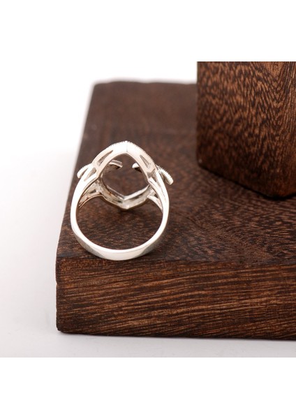 Markazit Taşlı Tasarım Gümüş Yüzük 2417 modelleri