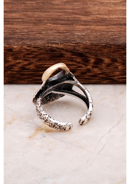 Hero Antik Tasarım Elişi Gümüş Yüzük 2884 modelleri