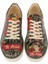 Kadın Vegan Deri Siyah Sneakers - Te Amo Frida Kahlo Tasarım 2