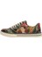 Kadın Vegan Deri Siyah Sneakers - Te Amo Frida Kahlo Tasarım 3