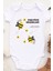 Unisex Bebek Partiye Hazırlan Minik Balımız 1 Yaşına Giriyor Baskılı Body Zıbın 2