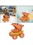 Dinozorlar Araba Karikatür Araç Modeli Atalet Kawaii Plastik Hediye Toddler Turuncu Pterodactyl Için (Yurt Dışından) 3