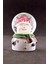 Yılbaşı Tombik Kardan Adam Temalı Mini Boy Işıklı Kar Küresi 6,5 cm A 1