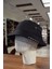Kancalı Siyah Unisex Keten Bucket Şapka Kova Balıkçı Şapka Pamuk 1