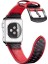 Apple Izle 7 41MM Için Karbon Fiber Dokusu Kordon Band Kırmızı 2