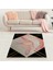 Geometrik Mermer Desenli Gold Dijital Baskı Yıkanabilir Kaymaz Taban Leke Tutmaz Modern Salon Halısı 1