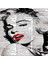 Marilyn Monroe Portre Tablo Poster Dijital Baskı Yıkanabilir Otantik Salon Halı ve Yolluk 2