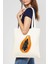 Big Papaya Baskılı Ham Bez Çanta 0882 1