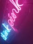 Think Pink Neon LED Dekoratif Duvar Aydınlatması Neon Duvar Yazısı 4