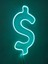 Dolar Neon Şekiller Işaret Neon LED Dekoratif Duvar Aydınlatması Neon Duvar Yazısı 4