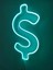 Dolar Neon Şekiller Işaret Neon LED Dekoratif Duvar Aydınlatması Neon Duvar Yazısı 5