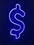 Dolar Neon Şekiller Işaret Neon LED Dekoratif Duvar Aydınlatması Neon Duvar Yazısı 4