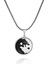 Ying Yang Madalyon 60 cm 925 Gümüş Kolye 1