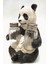 Sevimli Panda Tasarım Dekoratif Büyük Tuzluk Biblo + Süpriz Hediye 5