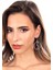 Kadın Antik Gümüş Kaplama Sallantılı Model Dairesel Yılan Küpe 3