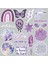 Vsco Purple Laptop Notebook Tablet Sticker Set 2 1