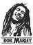 Bob Marley Sticker Etiket 00798-1 15X12 cm 1