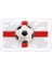 England Futbol Sticker Çıkartma 15 cm 1