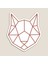 Zobarmarkt Origami Kedi Temalı Defter Ajanda Planner Bullet Journal Laptop Sticker, 6 cm 1