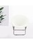 Jakarlı Kumaş Daire Sandalye Slipcover Çıkarılabilir Beyaz (Yurt Dışından) 4