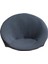 Jakarlı Kumaş Daire Sandalye Slipcover Çıkarılabilir Koyu Gri (Yurt Dışından) 1