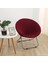 Jakarlı Kumaş Daire Sandalye Slipcover Çıkarılabilir Şarap Kırmızı (Yurt Dışından) 3