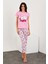 Baskılı Kısa Kol Pijama Takım 2