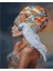Afrikalı Güzel 12 Sayılarla Boyama Seti Kasnaklı 40 x 50 cm 1