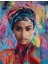 Afrikalı Güzel 6 Sayılarla Boyama Seti Kasnaklı 40 x 50 cm 1