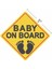 Baby On Board Araç Motor Sticker, 18 x 10 cm 1