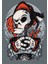 Iskelet Baskılı Araç Motor Sticker, 15 cm 1